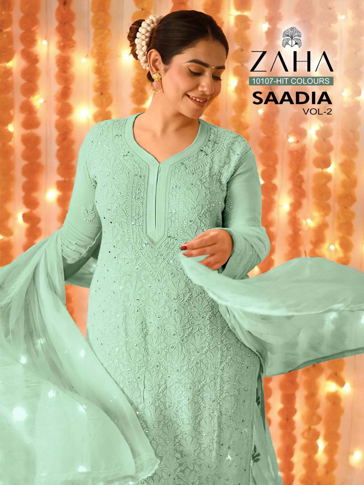 Saadia Vol 2 Dno 10107 Designs Colours By Zaha
