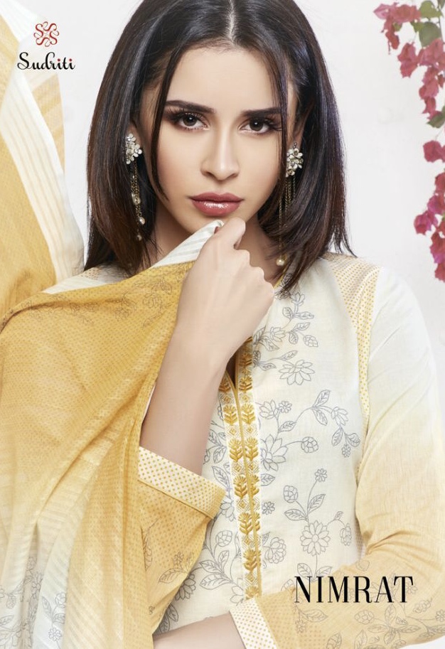Sahiba Sudriti Nimrat 001 Series Spun Muslin Print Salwar Kameez Catlog Wholesale Dealer Surat