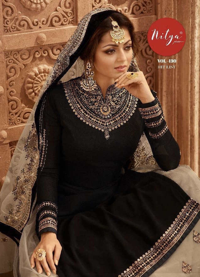 Nitya 130 Hit List By Lt Fabrics 3001 Series Designer Party Wear Gahaghra Suit Collection Wholesaler...
