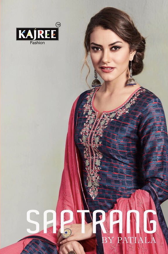 Kajree Saptrang By Patiala 511 Series Cotton Patiala Suit