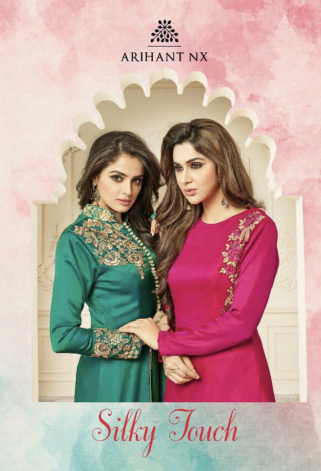 Arihant Nx Silky Touch 4001 To 4008 Series Gown Type Kurti