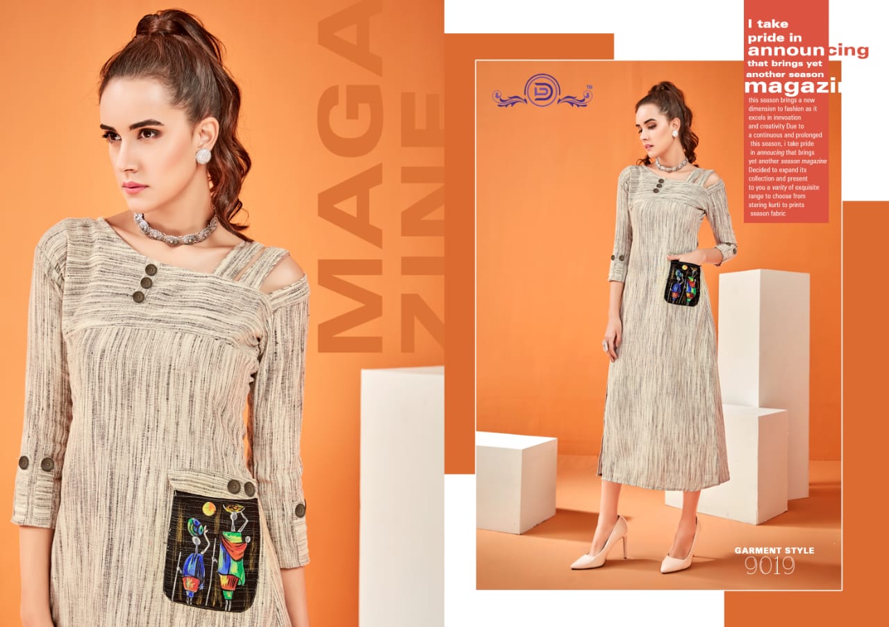 Diva Designs Hastkala Vol 2 9018 Series Khadi Cotton Kurti Catlog Wholesale Dealer And Supplier Sura...