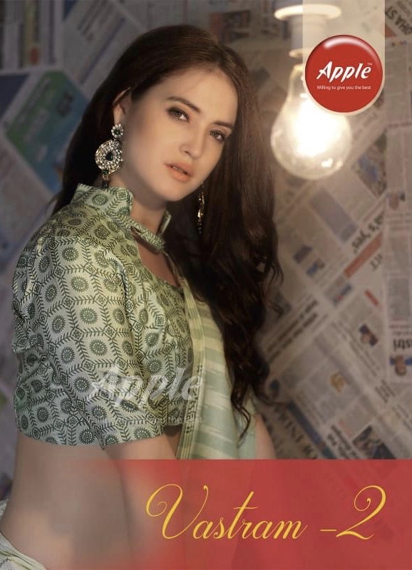 Vastram Vol 2 By Apple 22001 Series Fancy Pure Tusser Silk Printed Saree Catlog Wholealer Surat