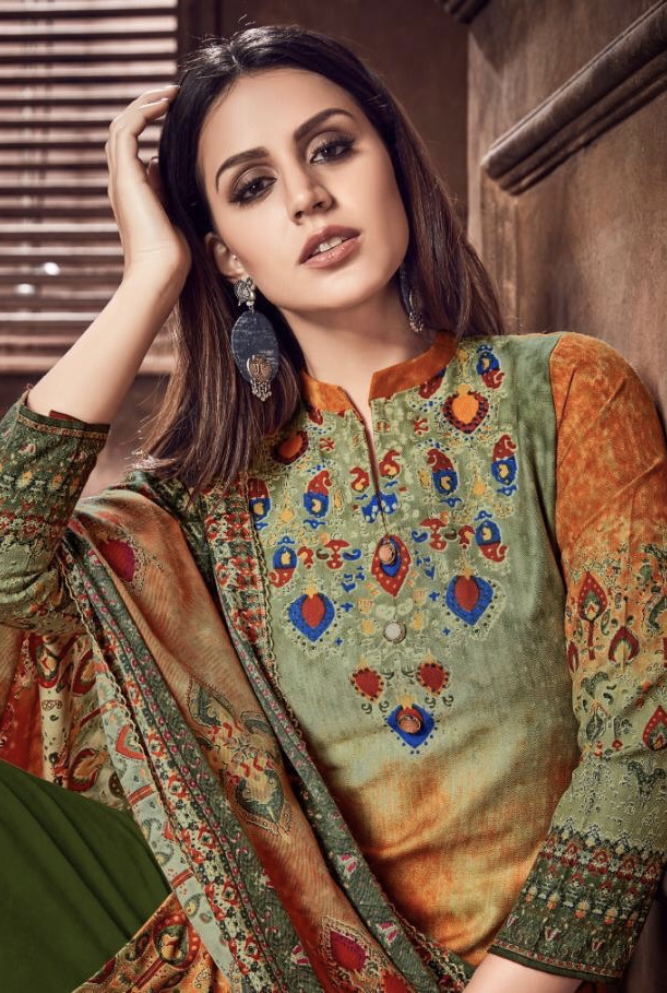 Ruhani Vol 3 By Belliza Designer Studio 178001 Series Pure Pashmina Digital Printed Salwar Kameez Ca...