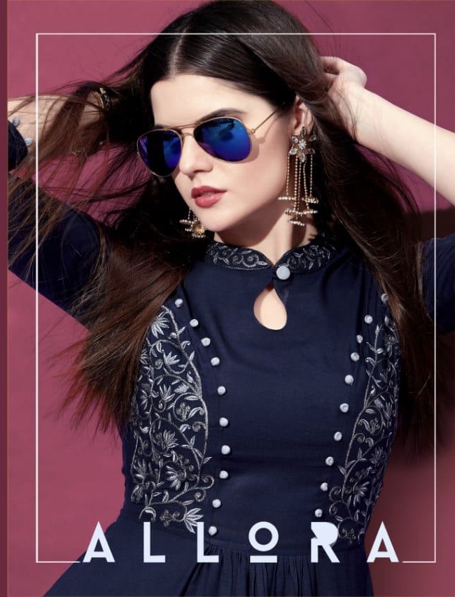 Allora By Best Choice 1001 Series Fancy Reyon Kurti Collection Wholesaler Surat