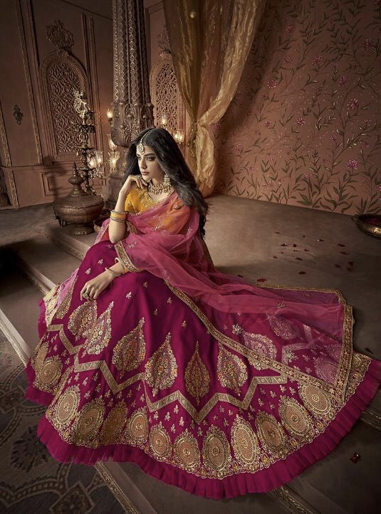 Virasat Vol 25 By Royal 13234 Series Bridal Heavy Designer Party Wear Lehenga Choli Collection Whole...