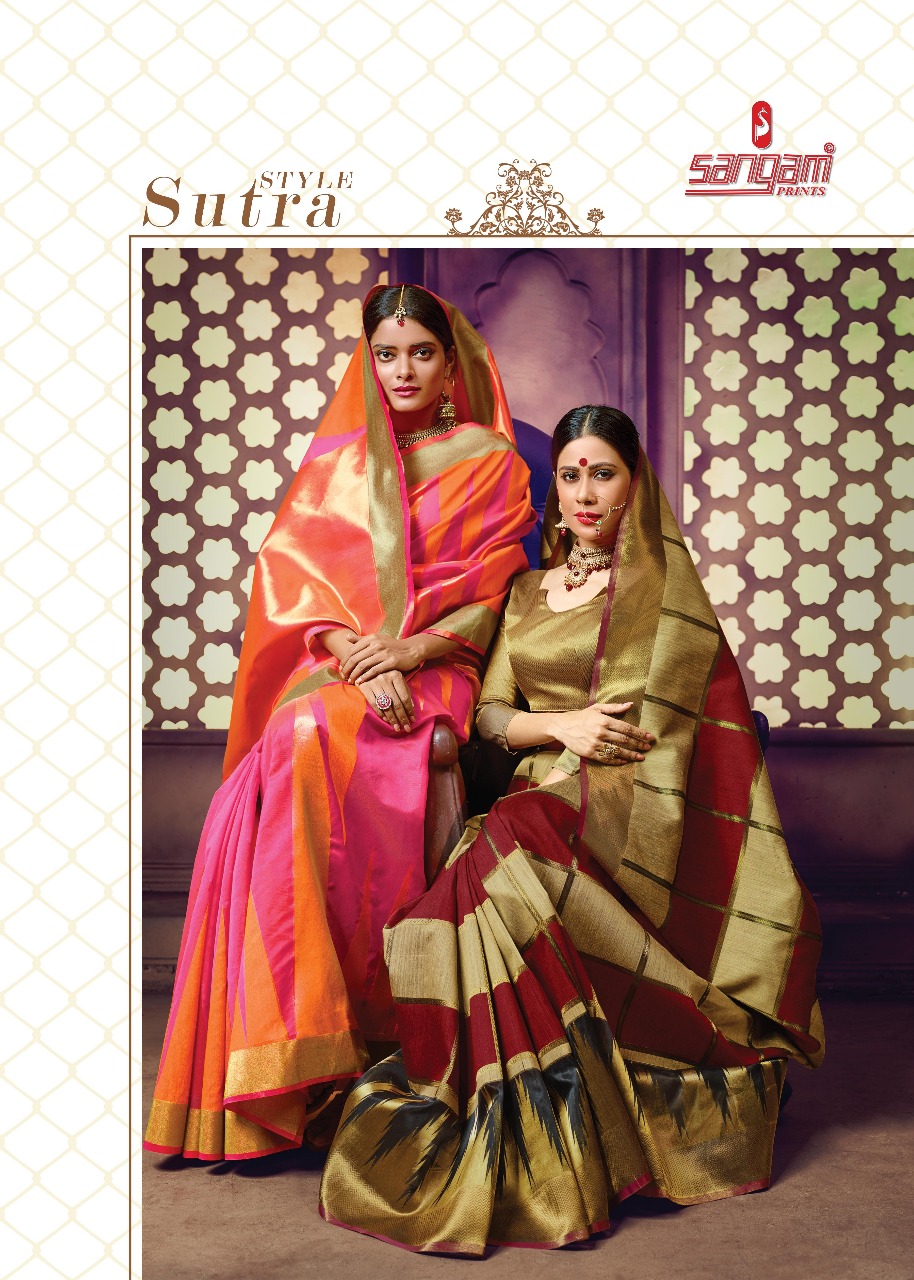 Sangam Zamdani Handloom 3001 Series Banarsi Silk Sarees