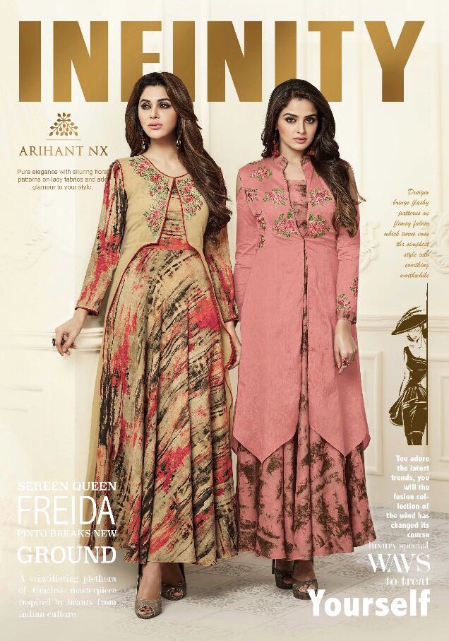 Arihant Nx Infinity 6001 Series Heavy Gown Style Kurties