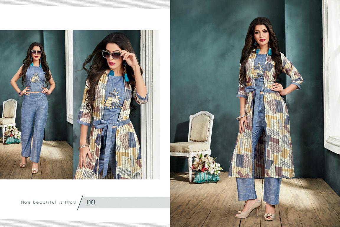 Pochinki By Fashionx 1001 Series Fancy Khadi Cotton Crop Top Collection Wholesaler Surat