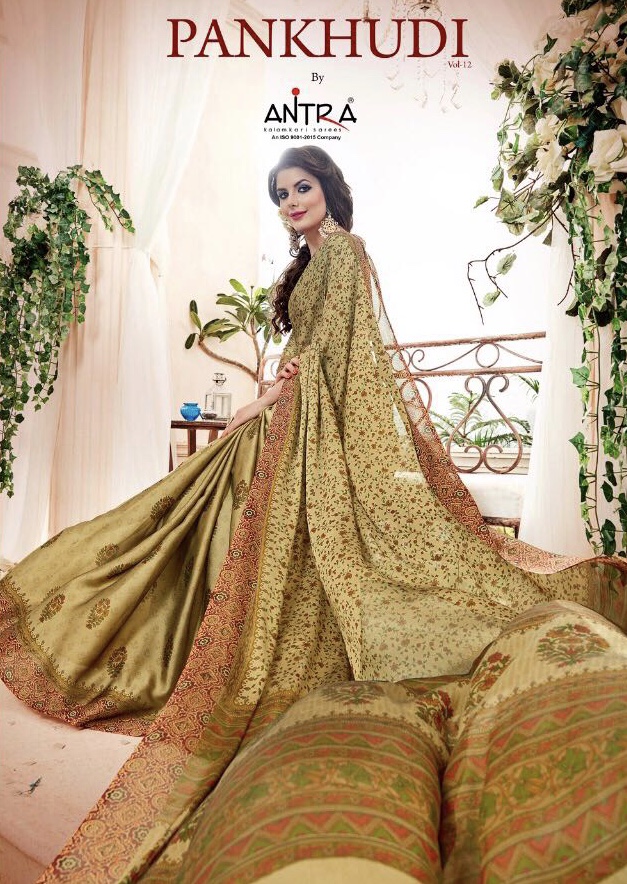 Antra Lifestyle Pankhudi Vol 12 52781 Series Black Rangoli Printed Saree Catlog Wholesale Dealer Sur...