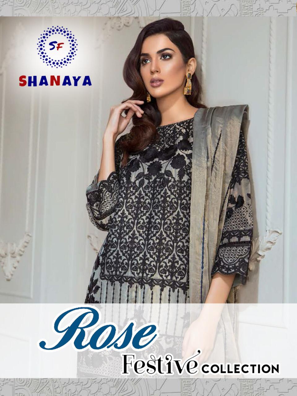 Rose Festival Collection By Shanaya 401 Series Fancy Georgette Pakistani Salwar Kameez Coleectiin Wh...