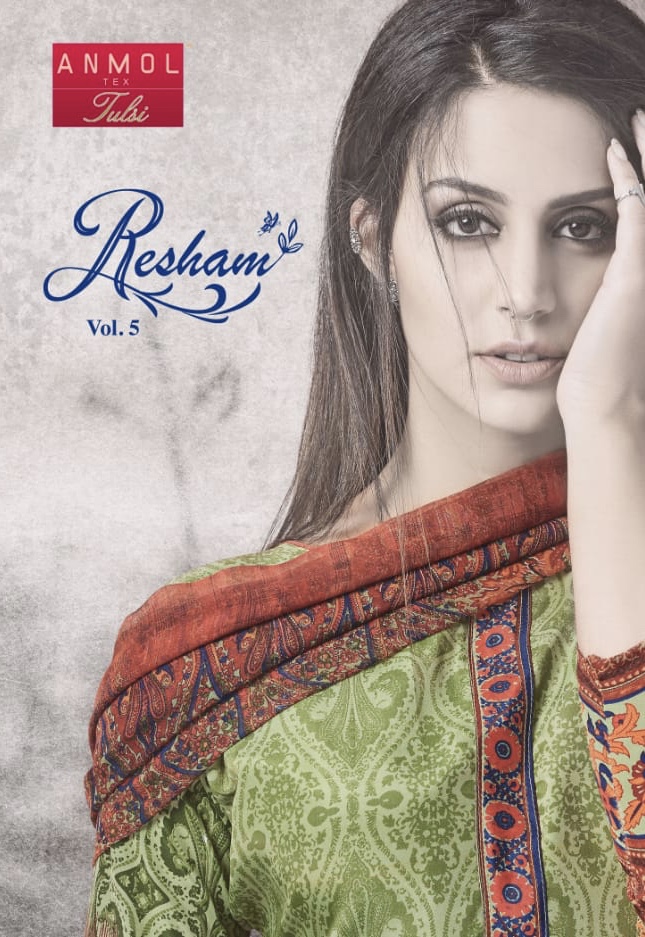 Resham Vol 5 By Anmol Tex 181 Series Fancy Feanch Crepe Printed Salwar Kameez Catlog Wholesale Deale...