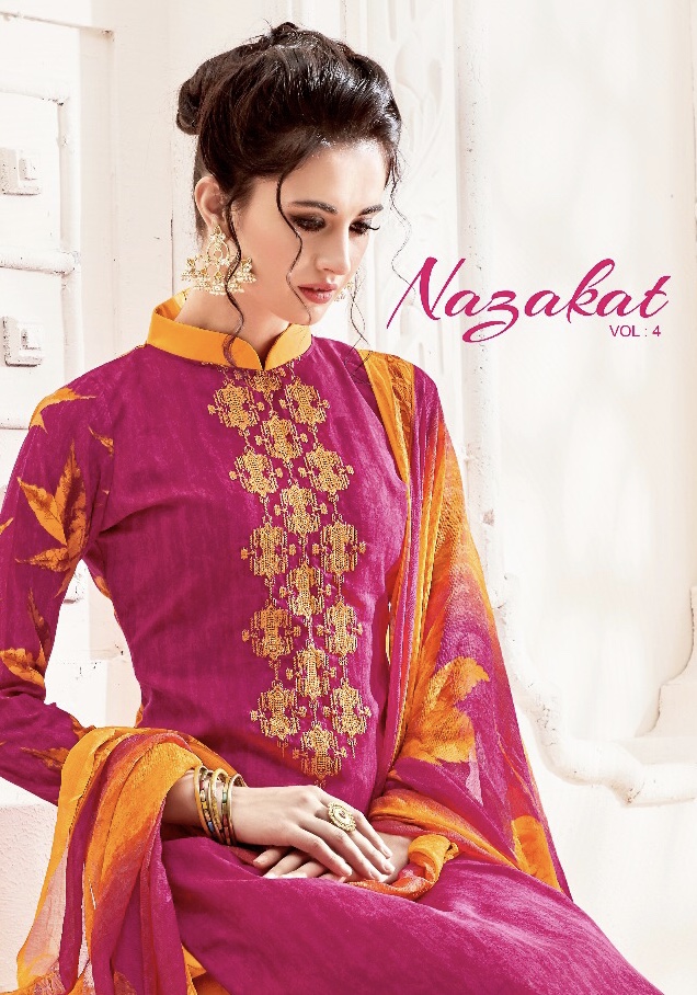 Ravi Creation Nazakat Vol 4 3013 Series Cotton Print Suits