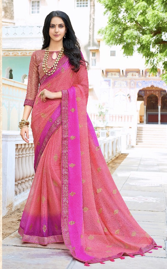 Saundarya Vol 2 By Shree Mathram Fancy Printed Saree Catlog Wholesaler Surat