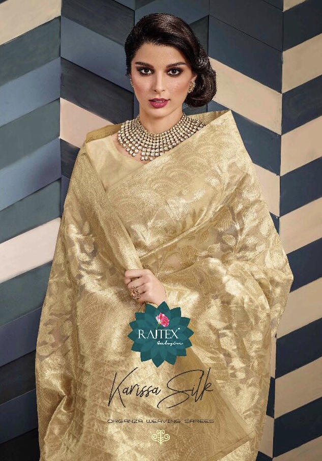 Karissa Silk By Raj Tex 52001 Series Organza Silk Saree Catlog Wholesale Dealer And Supplier Surat