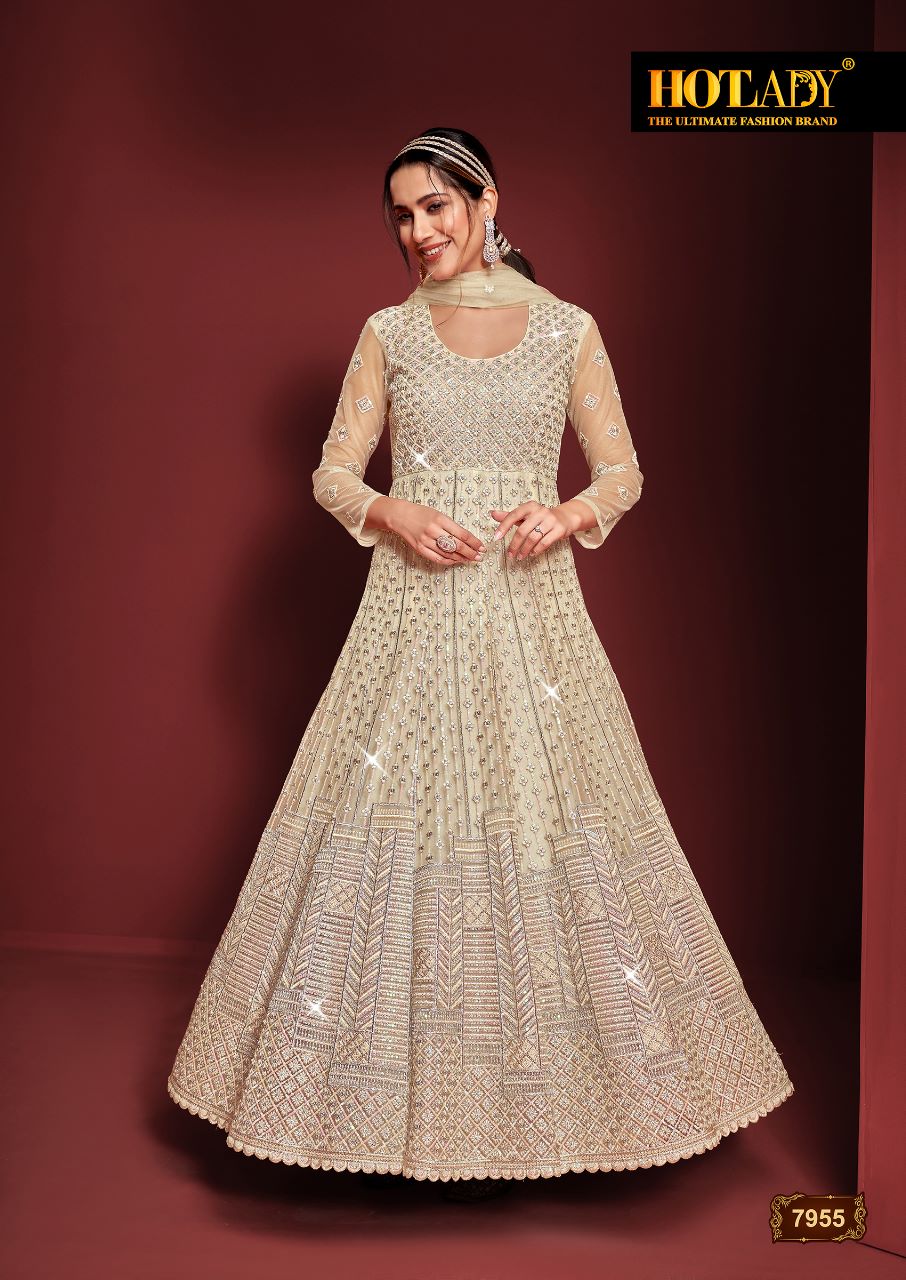 Safeena 23 By Hotlady Series 7951 To 7955 Single And Catlogue Supplier From Surat