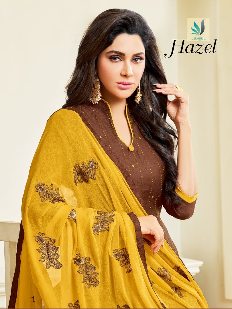 Rr Fashion Hazel 3701 Series Flex Cotton Suit Catlog Surat