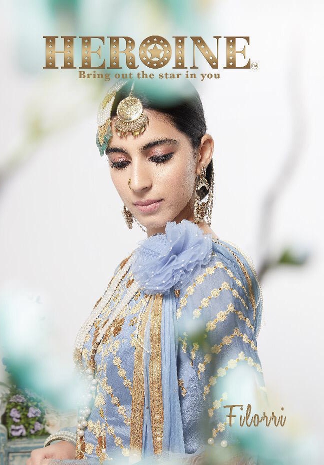 Heroine Filorri Collection By Jdpl Jinaam 5200 Series Designer Party Wear Suit Collection Wholesaler...