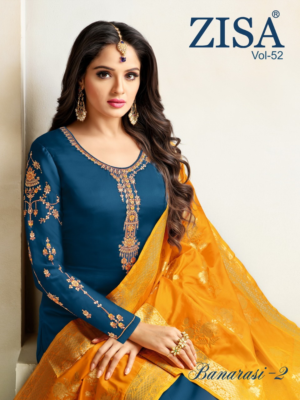 Zisa Vol 52 Banarasi 2 By Meera Trendz 10101 Series Fancy Party Wear Salwar Kameez Catlog Wholesale ...
