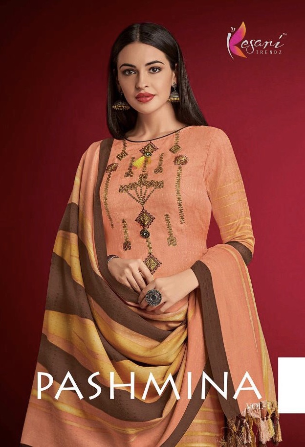 Pasmina Vol 1 By Kesari Trandz 1008 Series Fancy Pashmina Dabby Printed Salwar Kameez Catlog Wholesa...