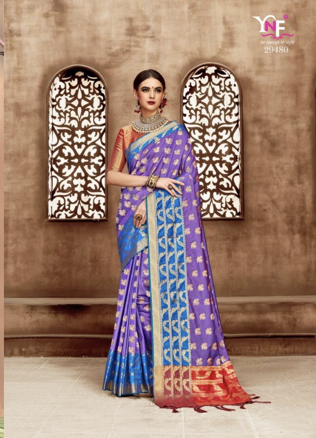 Barati Silk By Yadunandan Fashion Ynf 29473 Series Designer Party Wear Traditional Kanjivaram Silk S...