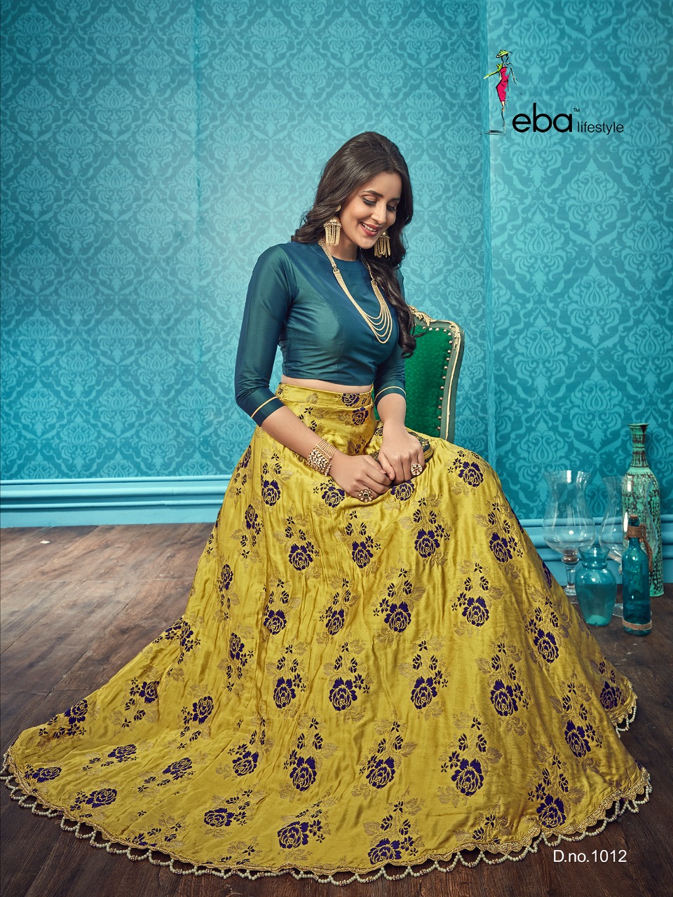 Indo Western By Eba Lifestyle Desinger Indowestern Lehenga Wholesale Dealer Surat