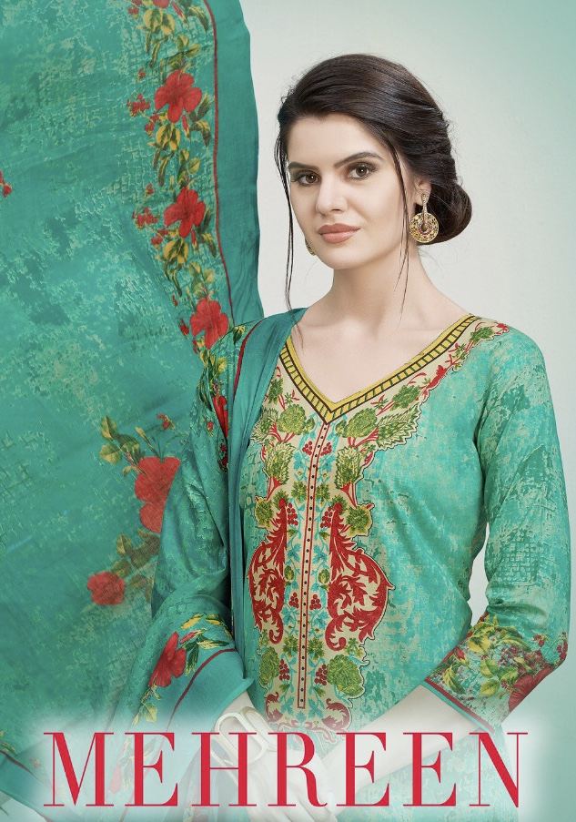 Sagar Mehreen 1013 Series Cotton Cambric Print Suit Dealer