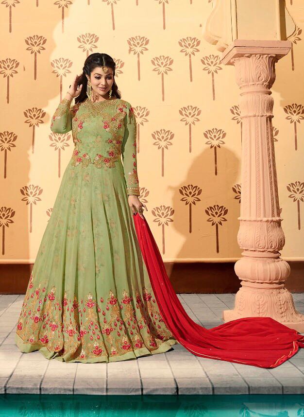 Ayesha 2 By Glossy Simar 9018 To 9022 Wholesale Supplier From Surat Designer Gown Style Anarkali Col...