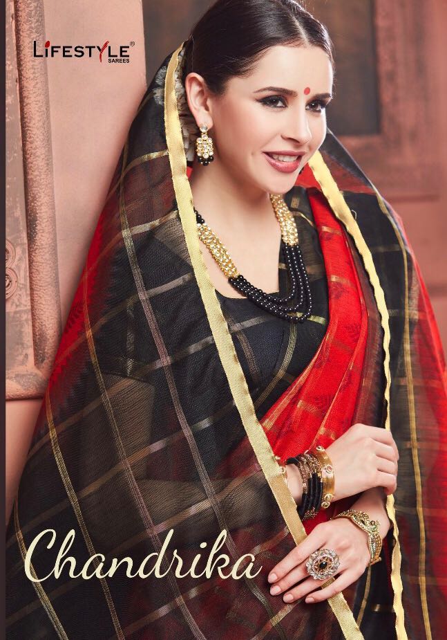 Lifestyle Chandrika 53701 Series Cotton Print Saree Dealer