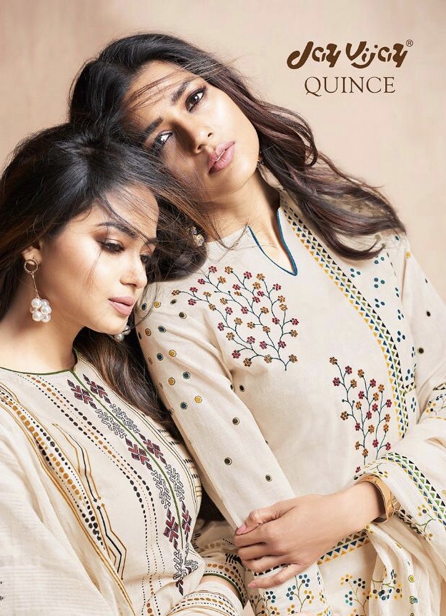 Quince By Jay Vijay 4401 Series Fancy Cotton Ptinted Salwar Kameez Catlog Wholesaler Surat
