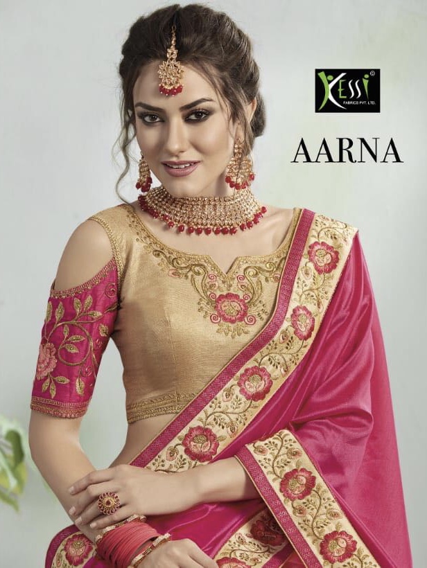 Kessi Aarna 7301 Series Fancy Party Wear Georgette Silk Saree Collection  Wholesale Dealer And Suppl...