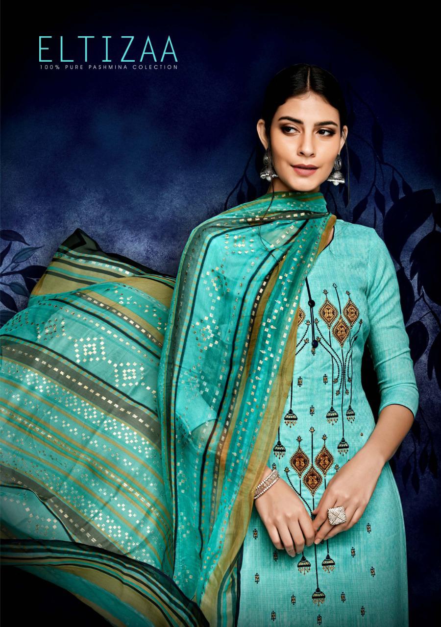 Eltizaa By Sargam Prints 93001 Series Fancy Pure Pashmina Printed Salwar Kameez Catlog Wholesale Dea...