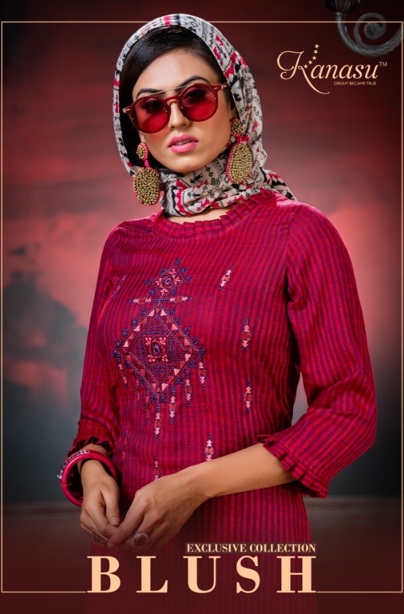 Blush By Kanasu Kurti Dealer And Exporter Gujrat