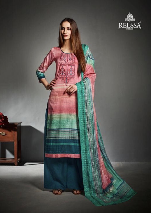 Suhani By Relssa 4001 Series Fancy Cotton Satin Printed Salwar Kameez Catlog Wholesale Dealer Surat