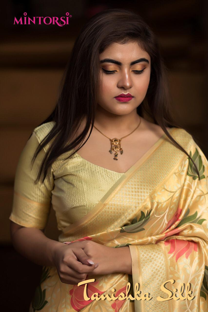 Tanishka Silk By Mintorsi 9201 Series Heavy Party Wear Saree Collection Wholesaler Surat