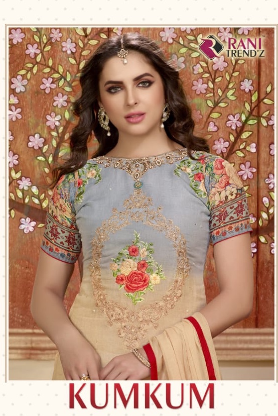 Rani Kumkum 593 Series Designer Cotton Suit Catlog Surat
