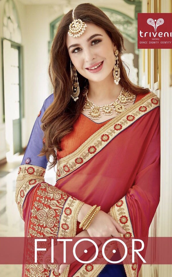 Triveni Fitoor 7601 Series Party Wear Saree Dealer Surat