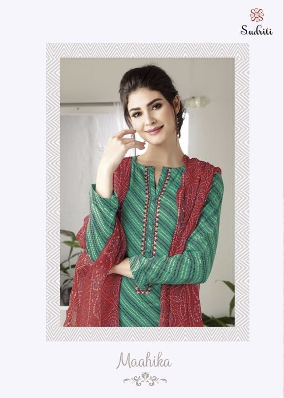 Mahika By Sudriti 01 Series Fancy Digital Printed Salwar Kameez Catlog Wholesale Supplier And Trader...