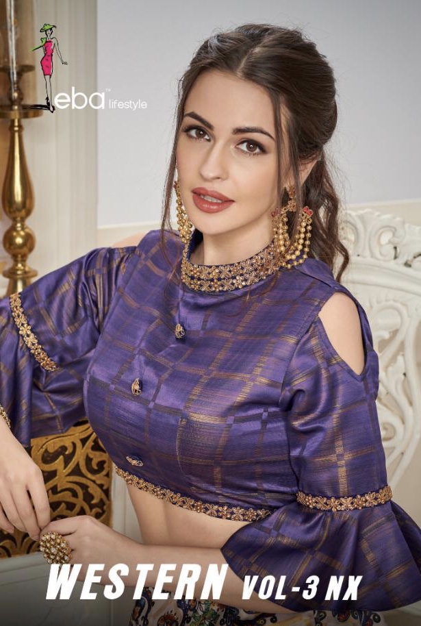 Western Vol 3 Nx Bt Eba Lifestyle 5005 Series Fancy Party Wear Top With Skirt Wholesaler Surat