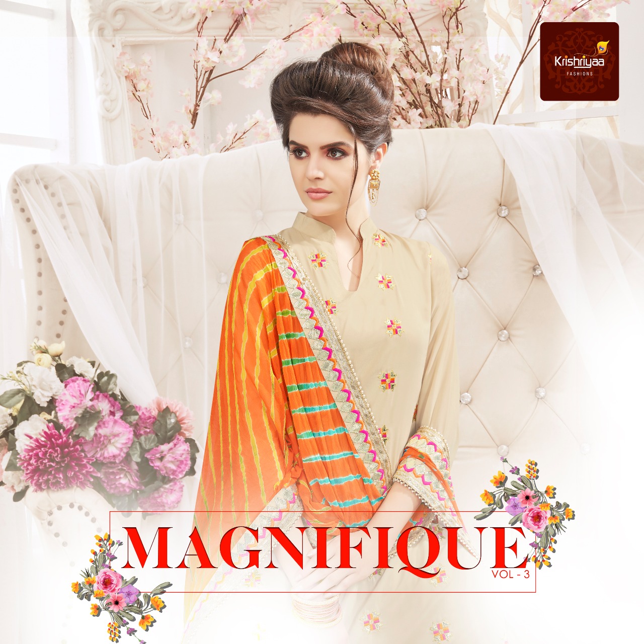 Magnifique Vol 2 By Krisharyaa 10901 Series Designer Kurti Collection Wholesale Dealer Surat