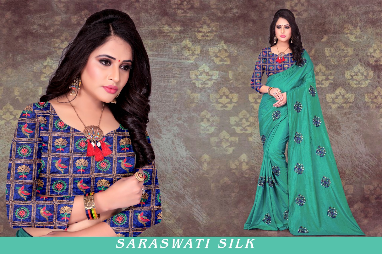Saraswati Silk By Right One Fancy Sana Silk Saree Catlog Wholesale Dealer And Supplier Surat