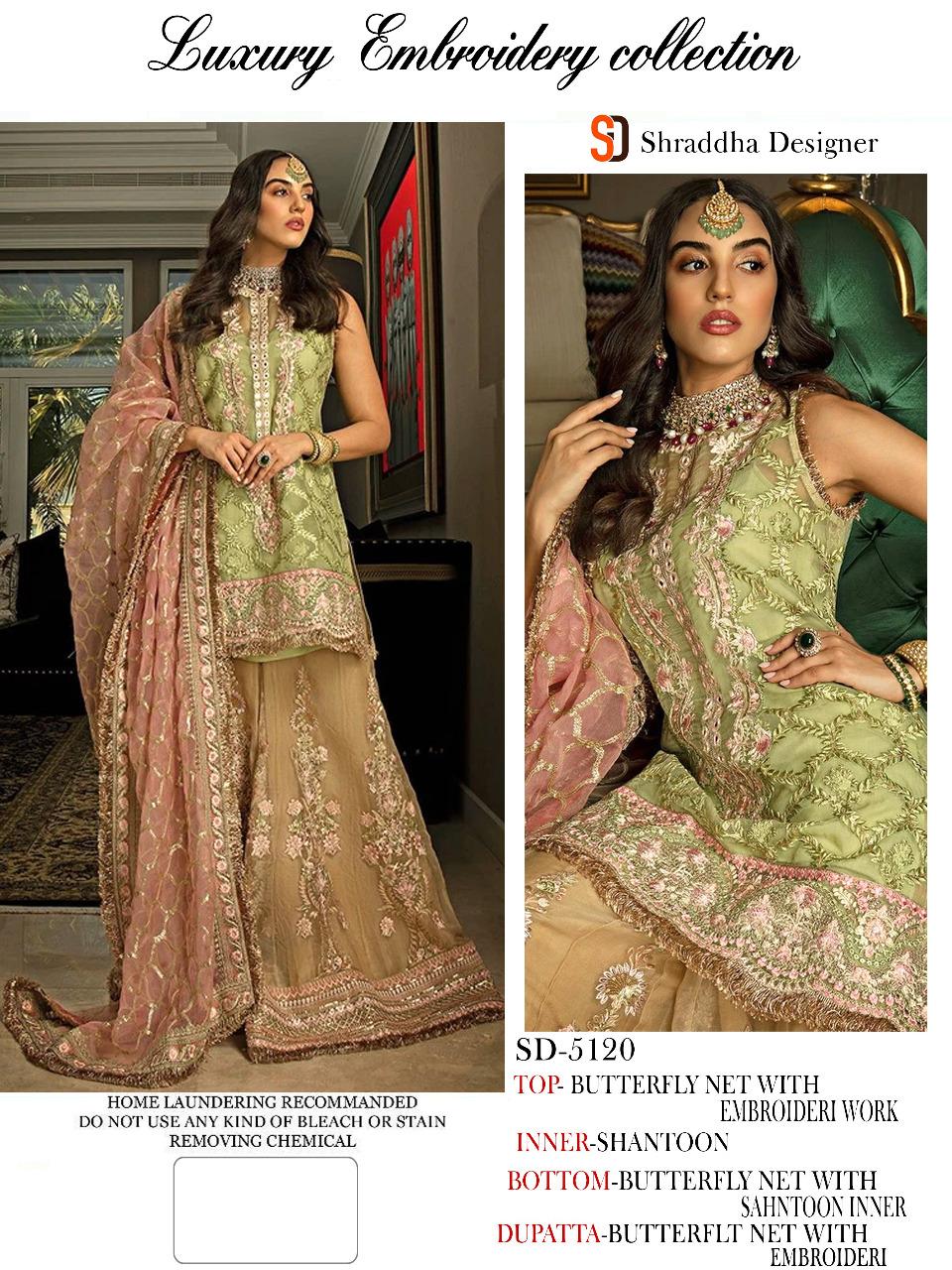Sd 5120 By Shraddha Designer Super Hit Bridal Collection Singles Available Manufacturer Traders Sura...