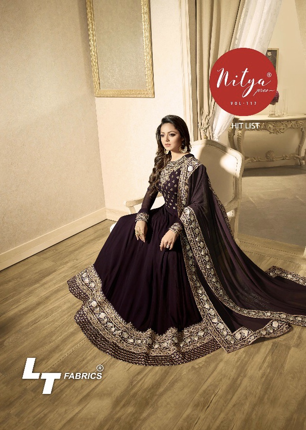 Lt Fabrics Nitya Vol 117 Nx Hit List 1701 Series Fancy Suit