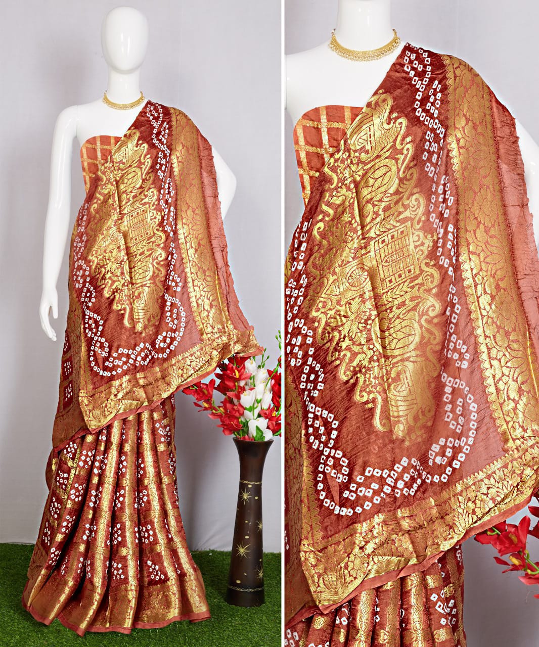 Mohini Rich Pallu Bandhani By Nitya Nx Wholesale Supplier Surat