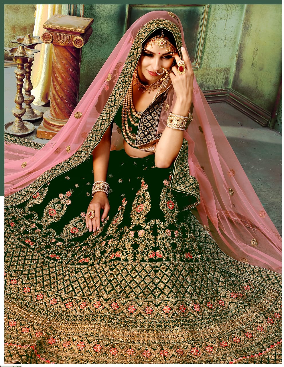 Viwah Vol 3 By Viwah Fashion 3001 Series Party Wear Lehenga Collection Wholesale Dealer And Supplier...