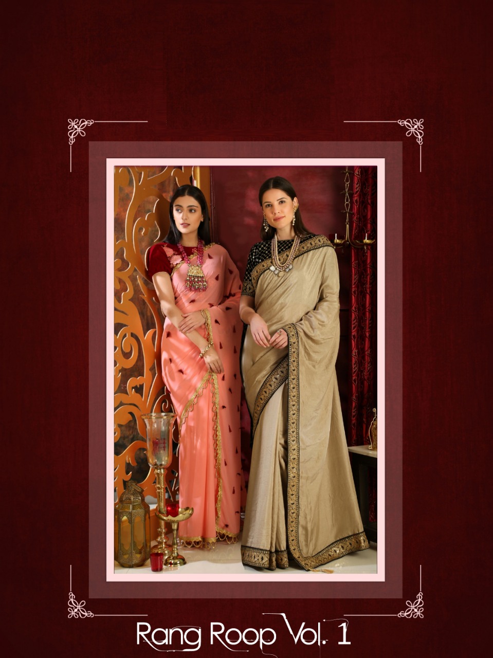 Rang Roop Vol 1 4101 Series Fancy Designer Trendy Party Wear Saree Collection Wholesaler Surat