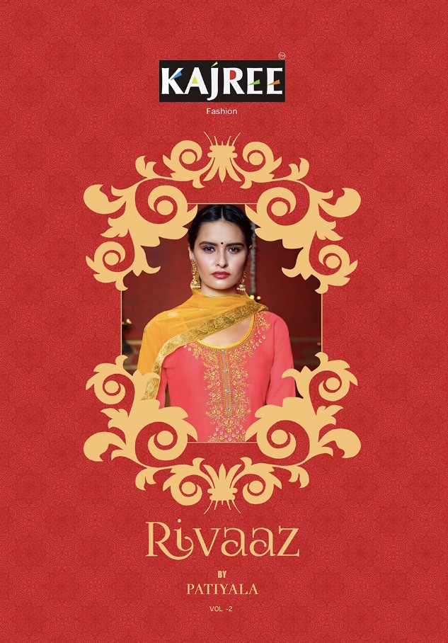 Rivaaz By Patiyala Vol 2 By Kajree 861 Series Fancy Jam Silk Patiala Suit Catlog Wholesale Dealer Su...