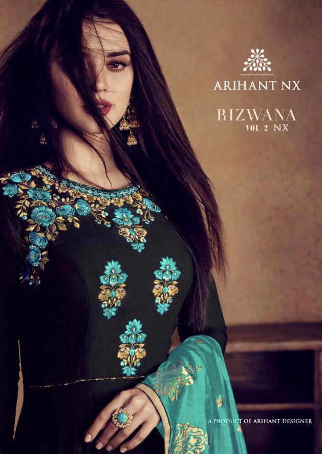 Rizwana Vol 2 Nx By Arihant Nx 5009 Series Designer Party Wear Gown Collection Wholesaler Surat