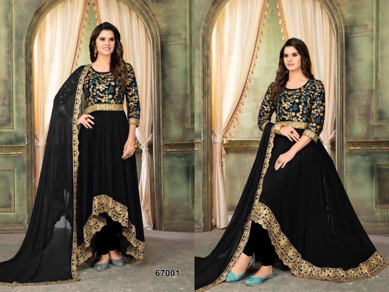 Aanaya 67000 Series By Twisha 67001 To 67004 Designer Party Wear Gown Suit Catlog Wholesale Dealer A...