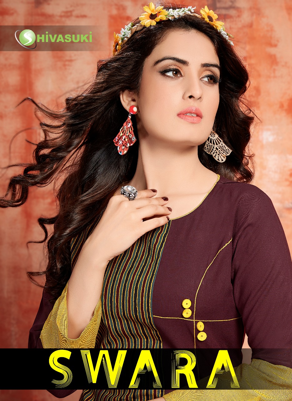 Shivasuki Swara 1001 Series Reyon Print Kurti Dealer